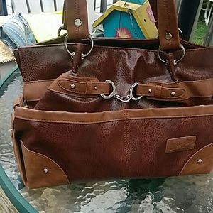 Wrangler large Leather shoulder bag, never used
